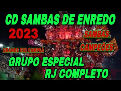CD Sambas de Enredo 2023 (SAMBAS CAMPEÕES) GRUPO ESPECIAL Rio de Janeiro