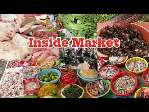Boeng Tumpun Market Phnom Penh | Amazing Morning Market Tour Scene in Cambodia 2025