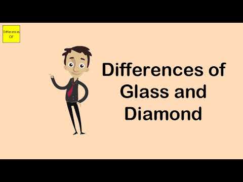 Differences of Glass and Diamond