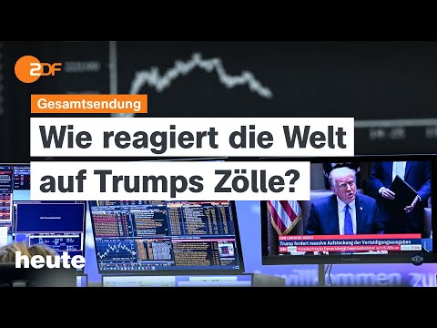 Video Thumbnail: heute 19 Uhr vom 03.04.2025  Trumps Zollpläne, Industriemesse, Infrastrukturprobleme