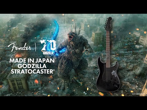 フェンダー | ゴジラ  Made in Japan Godzilla Stratocaster® Black