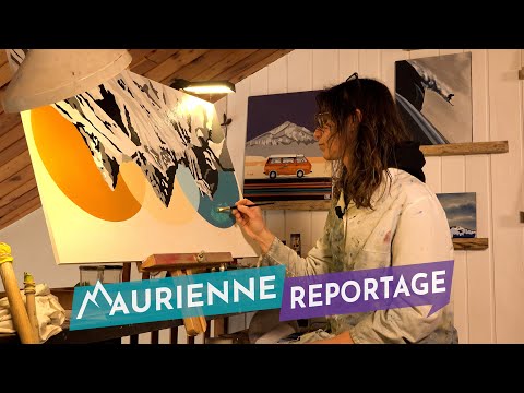 Maurienne Reportage #304 Rencontre avec une artiste peintre