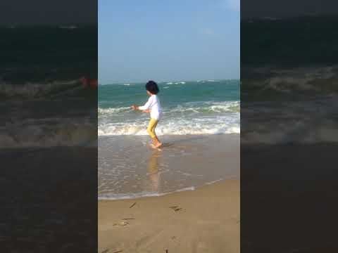 The joy of seeing the waves for the first time