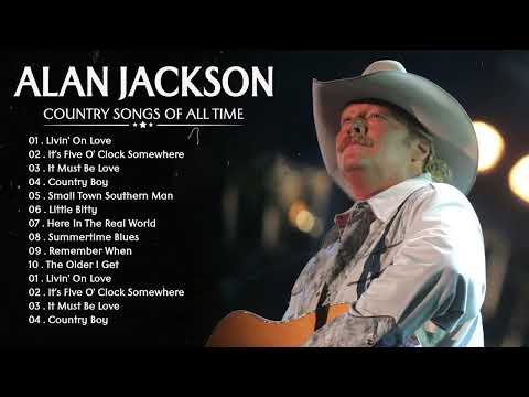 Alan Jackson Greatest Hits Full Album ⭐Best Songs of Alan Jackson ⭐Classic Country Songs 80s 90s
