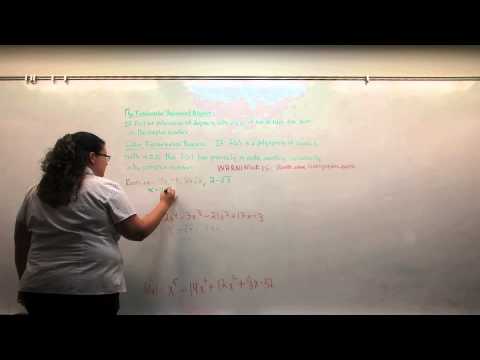 The Fundamental Theorem of Algebra and creating a polynomial from given roots