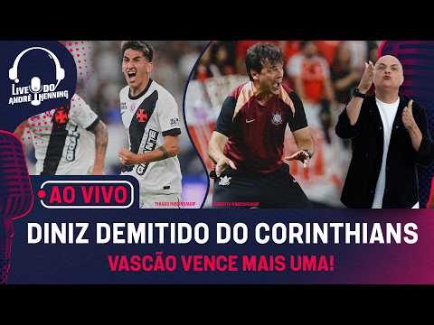AO VIVO: DINIZ É DEMITIDO DO CORINTHIANS APÓS VITÓRIA DO INTER; VASCO VENCE O BOTAFOGO E MAIS!