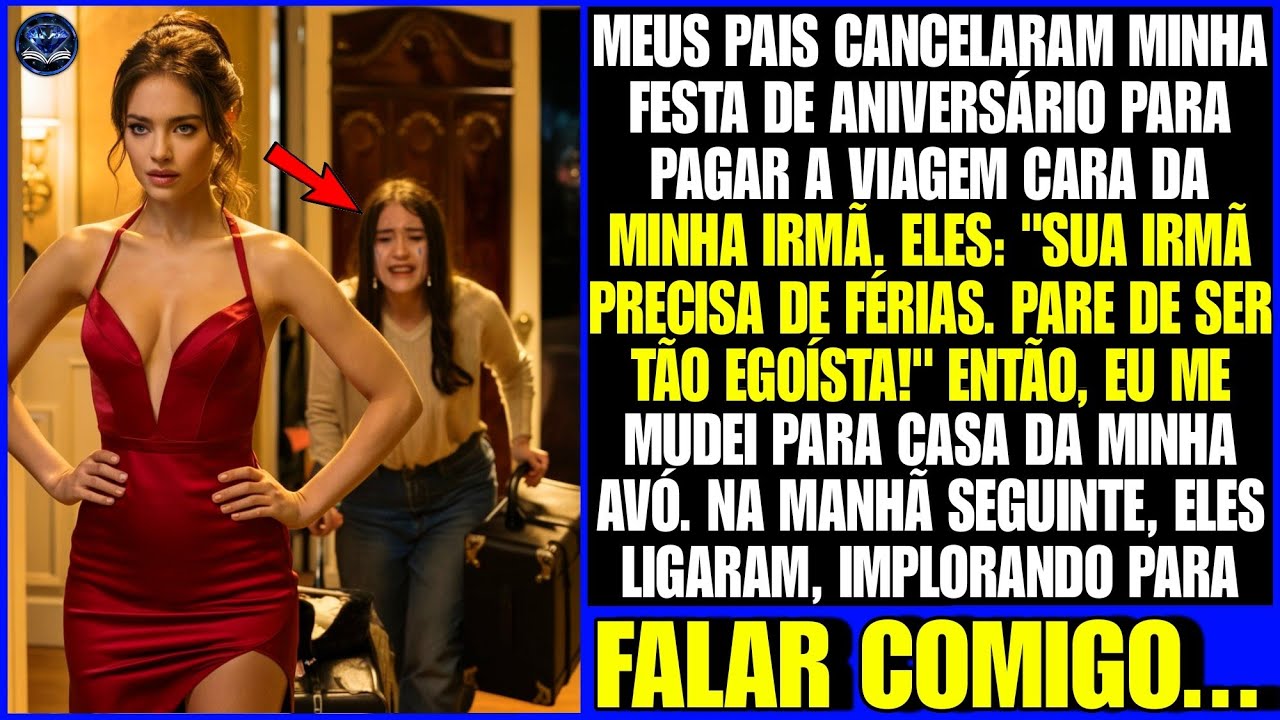 Meus pais cancelaram minha festa de aniversário para pagar a viagem cara da minha irmã "de ouro"…