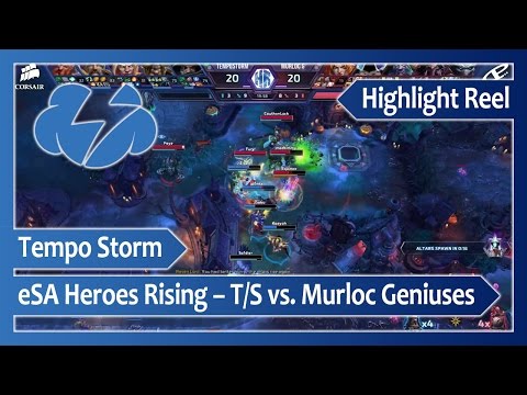 eSportsArena HotS Heroes Rising, Round 3 – Tempo Storm vs. Murloc Geniuses – Highlight Reel