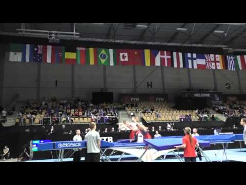 Logan Dooley/Steven Gluckstein - Optional - Synchro - 2015 World T&T Championships Qualifying