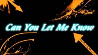 DJ Deckstream - Can You Let Me Know