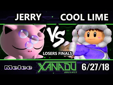 S@X 256 SSBM - Cool Lime (Ice Climbers) Vs. Jerry (Jigglypuff) - Smash Melee Losers Finals