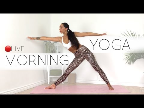 Gentle Morning Yoga Flow For Beginners LIVE