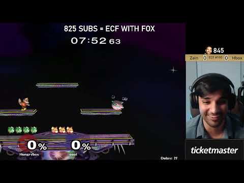 East Coast Fridays 195 - Winners Semis - Hungrybox (Puff) vs Zain (Fox/Roy)