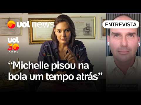 Eduardo Bolsonaro diz que Michelle ‘pisou na bola’: ‘Pelo bem da família, ficarei calado’