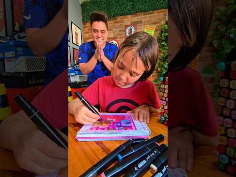 COMO ESTRAGAR UM DESENHO !!! #shorts