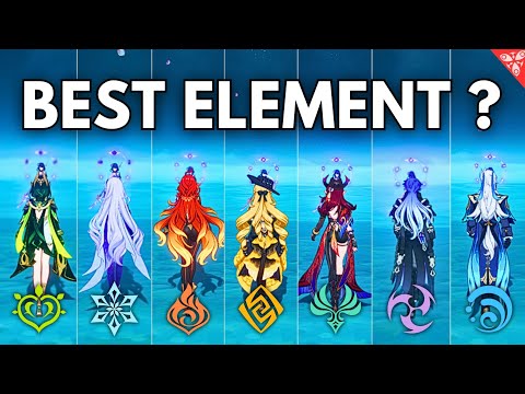Which is the BEST ELEMENT? ALL Elements Ranked! [ Genshin Impact ]