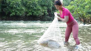 Top Greatest Fishing Videos, Unique Fishing, Fishing Technique on the River Catching Lots of Fish