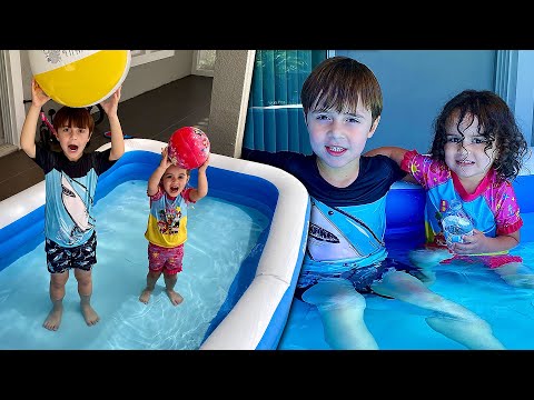 Montamos uma PISCINA no QUINTAL de CASA - Família Brancoala