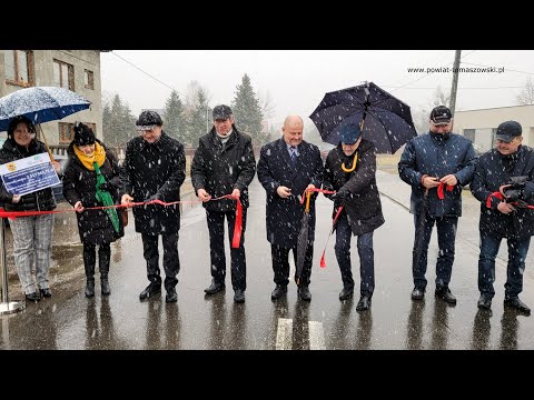 Symboliczne oddanie do użytku drogi na odcinku Rokiciny Kolonia - Łaznówek