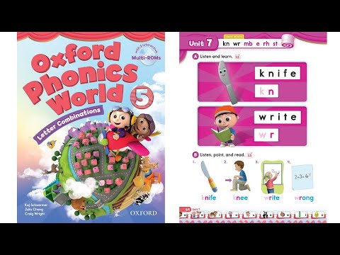 Oxford Phonics World 5 Unit 7 silent letters : kn, wr, mb, e, rh, st