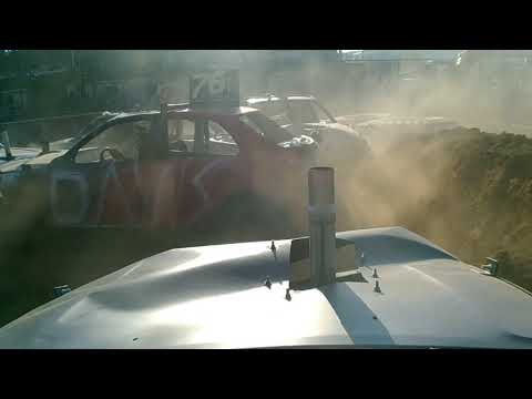 On Car View with Reese Alley # 21, 3 man team compacts No Mercy 4-23/24-21