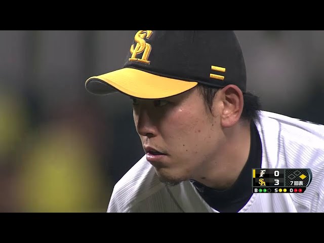 【CS Final】7回表 ホークス先発・大隣 7回99球6奪三振無失点の快投!! 2014/10/20 H-F