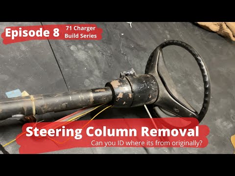 1971 Dodge Charger Build Episode 8 - Steering Column Removal