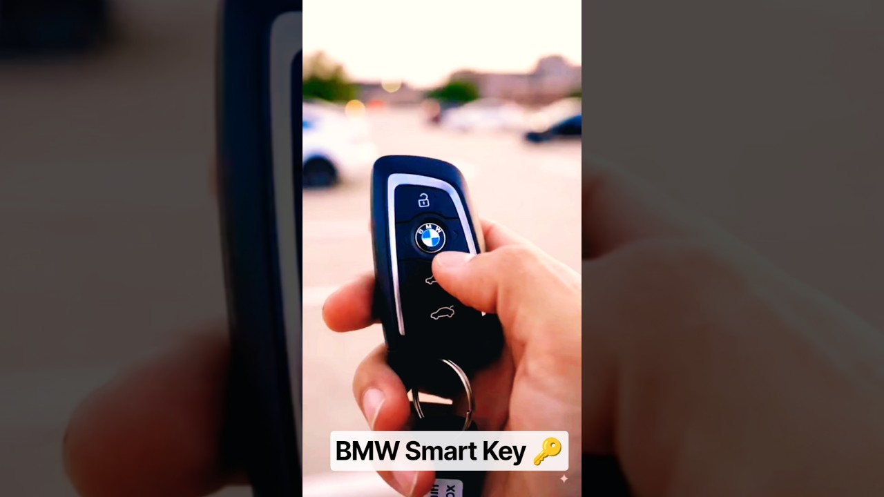 BMW Smart Key 🔑 💯shorts#bmw#smart key#trending#viral 🏎️