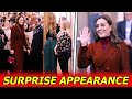 Catherine SURPRISINGLY APPEARED At Her Treatment Hospital In Rich Brown And Burgundy Outfits
