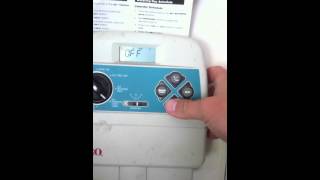 how to program a toro Greenkeeper / 212  sprinkler controller