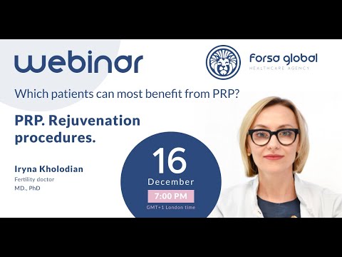 Webinar. . Rejuvenation procedues efficiency: ovaries, endometrium