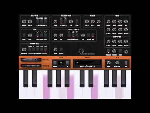 7 Minutes with an Ipad Synth - Professor