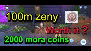 Ragnarok mobile Mora coin how many 4th enchant in 2000 coin
