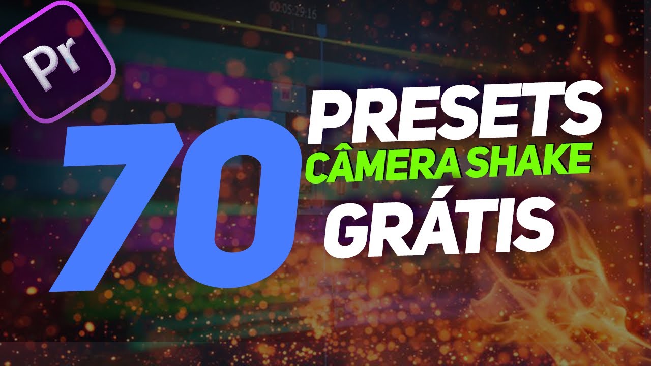 Pack com 70 Animações de Camera Shake para Adobe Premiere Pro (Grátis)