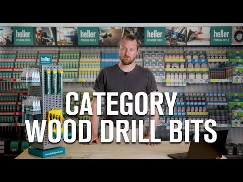 The Heller range - category wood drill bits