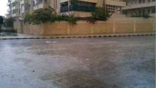 يوم ممطر في حماه hamah  27 09 2011