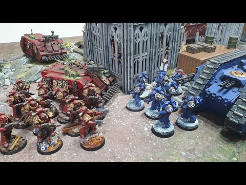 Ultramarines vs Word Bearers, 4500 point Warhammer Horus Heresy battle report