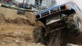 preview picture of video 'Chevota 2 Race Truck Close Call At Gladwin Mud Bog'