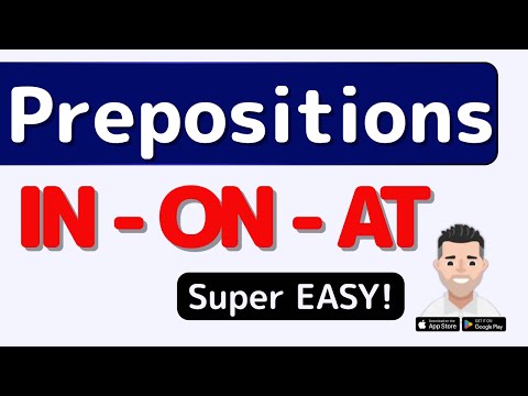 🔴 IN ON AT: How to use these prepositions in English with easy examples in Spanish
