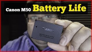 Canon M50 Battery Life