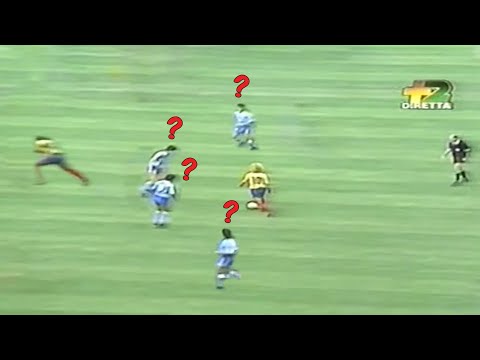 Parecía lento pero era el mas rápido de todos, Valderrama elimina a Uruguay (Copa América 1993)
