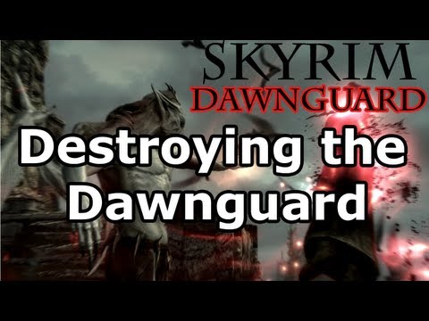 Skyrim: Destroying the Dawnguard Quest - Vampire Lord (Dawnguard DLC)