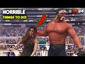 17 Horrible Things You Can Do in WWE 2K24