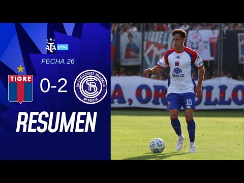 Tigre 0 vs. 2 Independiente Rivadavia | #TorneoBetano | Resumen | Fecha 26