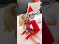 I CAUGHT MY ELF WITH BARBIE!!! #shorts 🎄👀