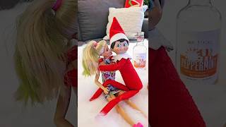 I CAUGHT MY ELF WITH BARBIE!!! #shorts 🎄👀