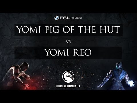 ESL MKX Pro League Season One Finals: LB Finals - YOMI Pig of the hut VS YOMI REO