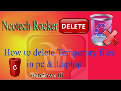 How to Delete Temporary files in pc & Laptop