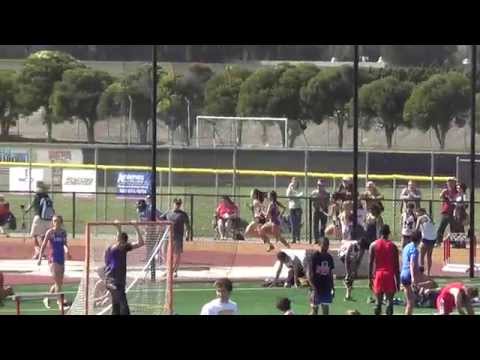 VarG 400m Heat2 vs Marina & Edison 4-2-15 - Los Alamitos Girls