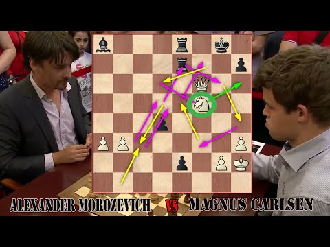 "MAGIČNI SKAKAČ" matira No1 | MOROZEVICH - CARLSEN | Sicilian Defense |